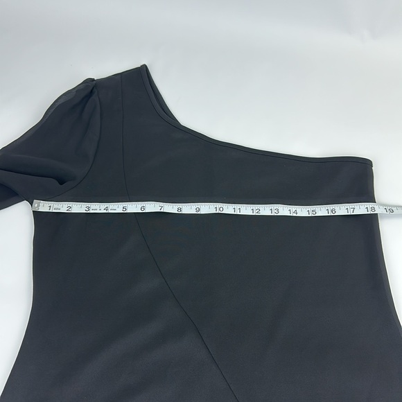 Charlotte Russe Party Dress. Off the Shoulder Sheer Sleeve. Sparkle Cuff. Sz XL. - Picture 7 of 10